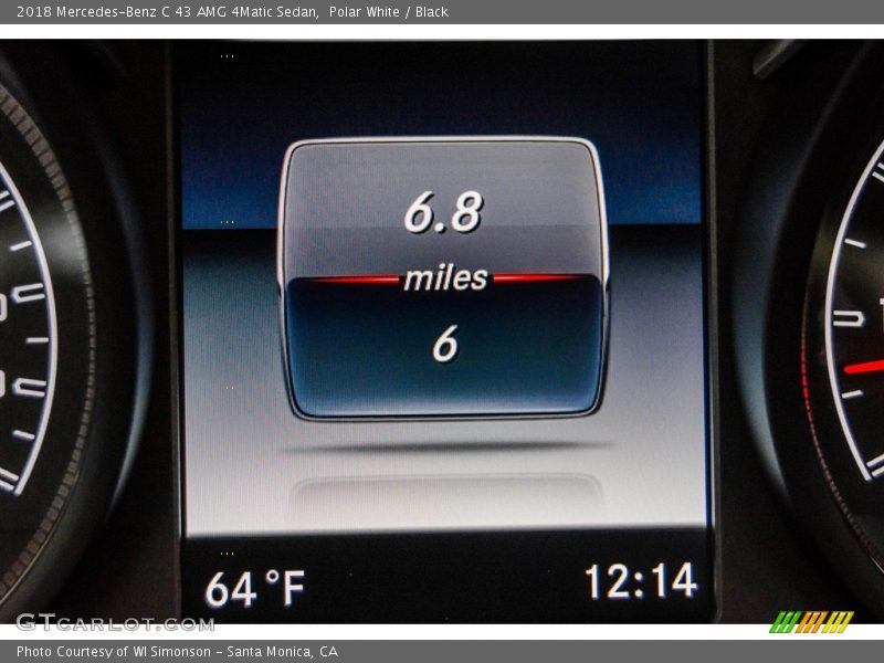 Polar White / Black 2018 Mercedes-Benz C 43 AMG 4Matic Sedan