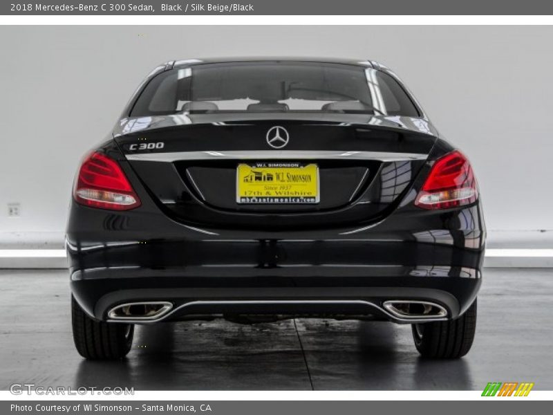 Black / Silk Beige/Black 2018 Mercedes-Benz C 300 Sedan