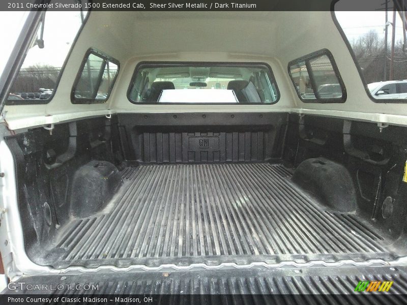 Sheer Silver Metallic / Dark Titanium 2011 Chevrolet Silverado 1500 Extended Cab