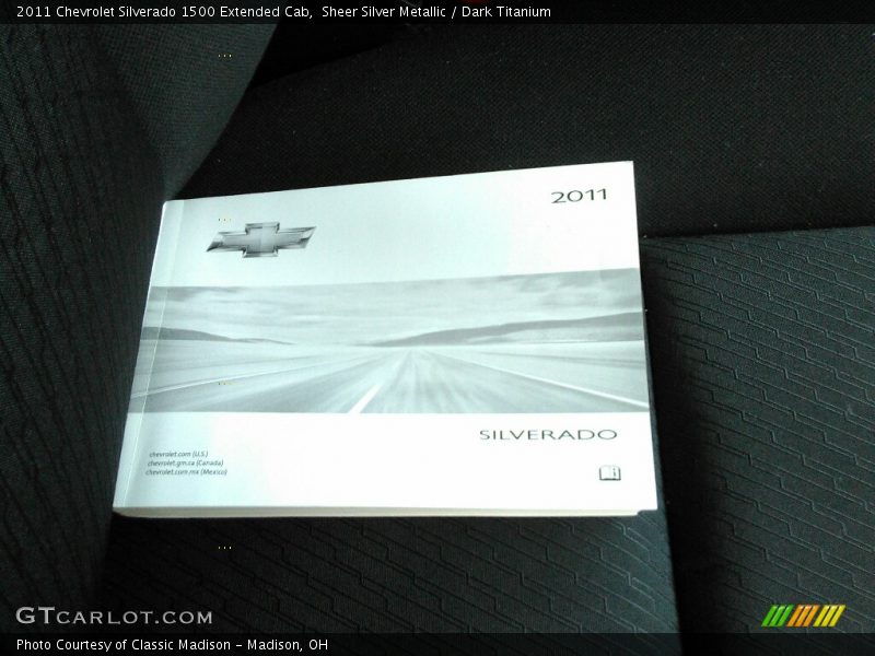 Sheer Silver Metallic / Dark Titanium 2011 Chevrolet Silverado 1500 Extended Cab