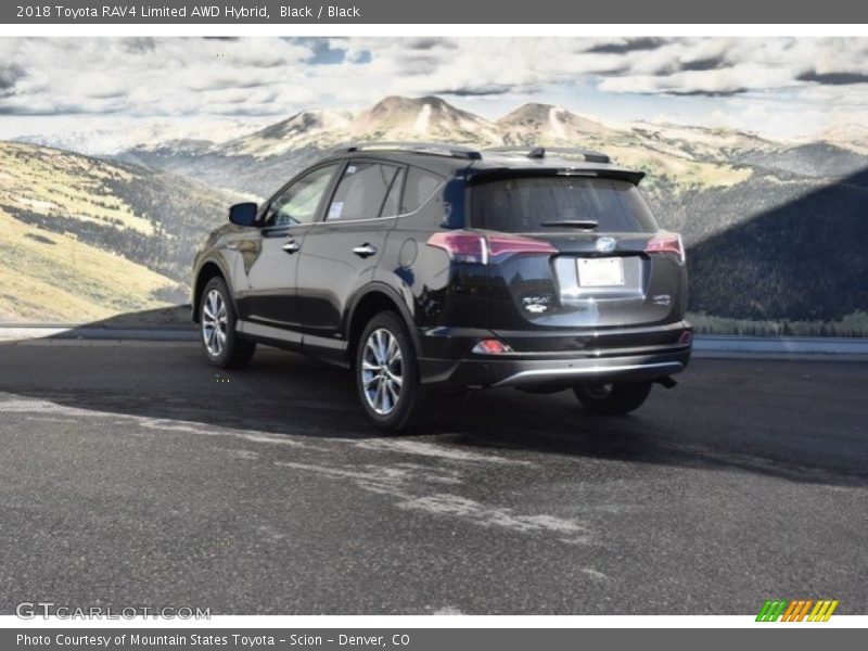 Black / Black 2018 Toyota RAV4 Limited AWD Hybrid