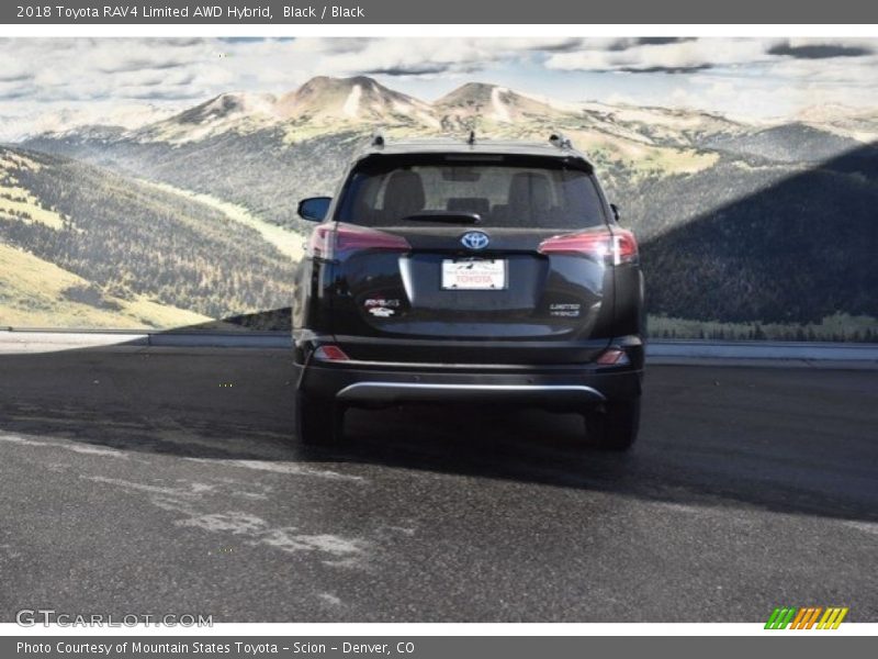 Black / Black 2018 Toyota RAV4 Limited AWD Hybrid