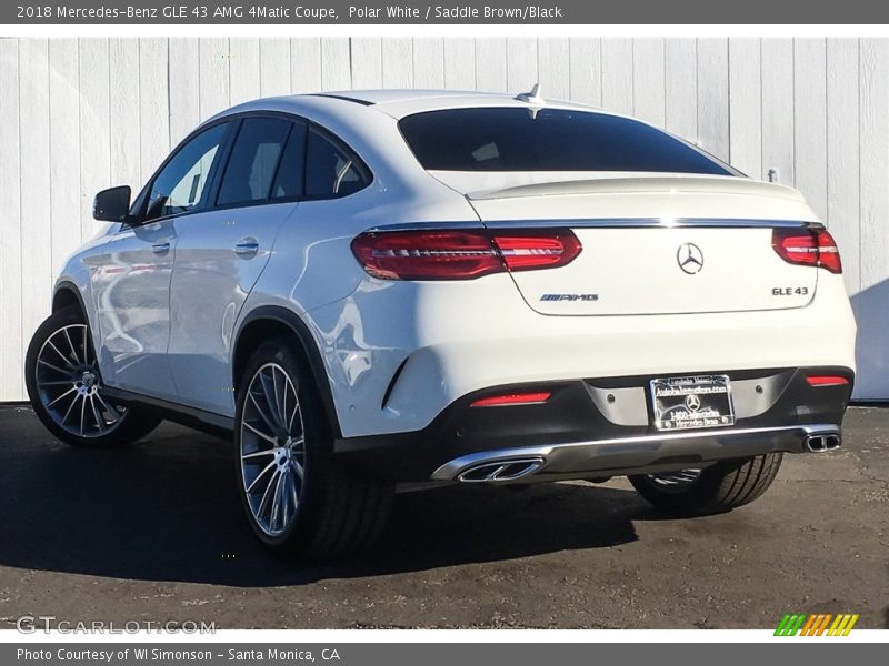 Polar White / Saddle Brown/Black 2018 Mercedes-Benz GLE 43 AMG 4Matic Coupe