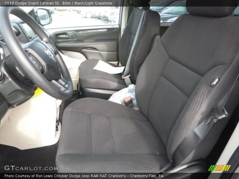 Billet / Black/Light Graystone 2018 Dodge Grand Caravan SE