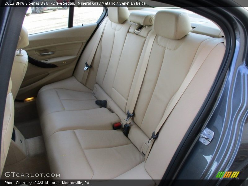 Mineral Grey Metallic / Venetian Beige 2013 BMW 3 Series 328i xDrive Sedan