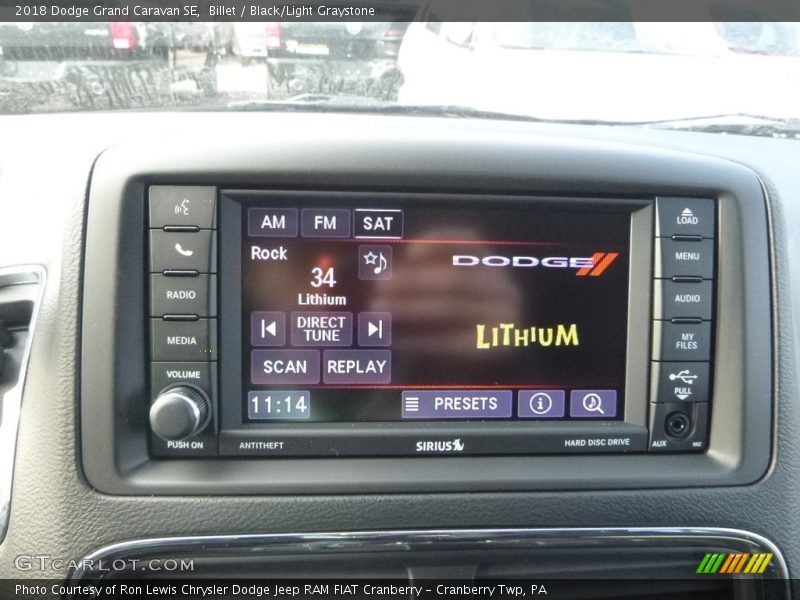 Billet / Black/Light Graystone 2018 Dodge Grand Caravan SE