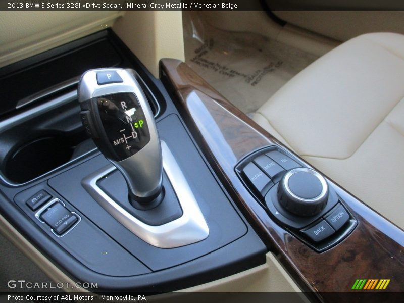 Mineral Grey Metallic / Venetian Beige 2013 BMW 3 Series 328i xDrive Sedan