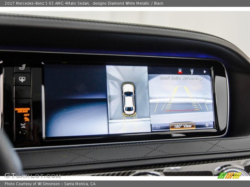 designo Diamond White Metallic / Black 2017 Mercedes-Benz S 63 AMG 4Matic Sedan