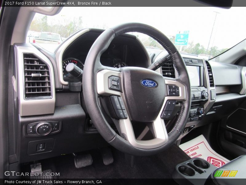 Bronze Fire / Black 2017 Ford F150 Lariat SuperCrew 4X4