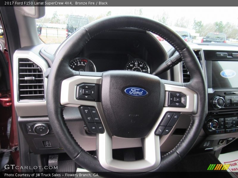 Bronze Fire / Black 2017 Ford F150 Lariat SuperCrew 4X4