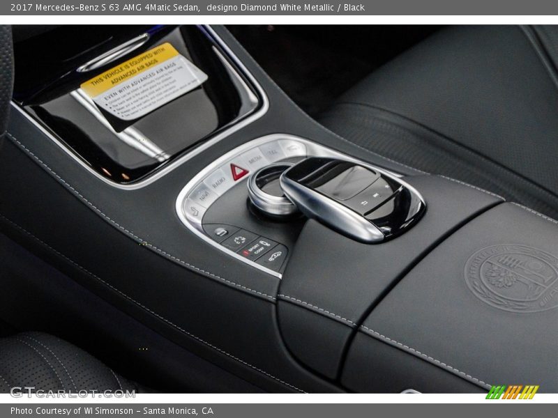 designo Diamond White Metallic / Black 2017 Mercedes-Benz S 63 AMG 4Matic Sedan