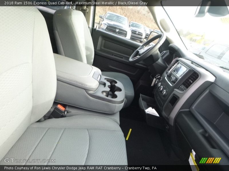 Maximum Steel Metallic / Black/Diesel Gray 2018 Ram 1500 Express Quad Cab 4x4