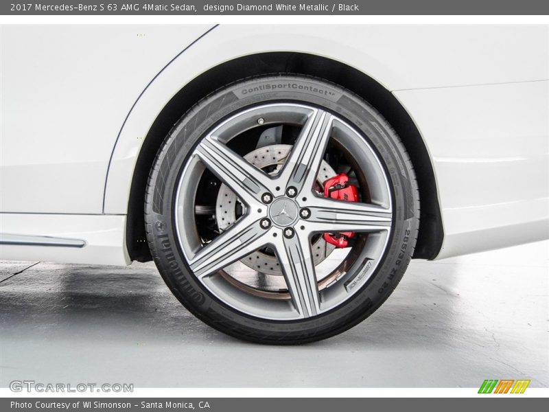 designo Diamond White Metallic / Black 2017 Mercedes-Benz S 63 AMG 4Matic Sedan