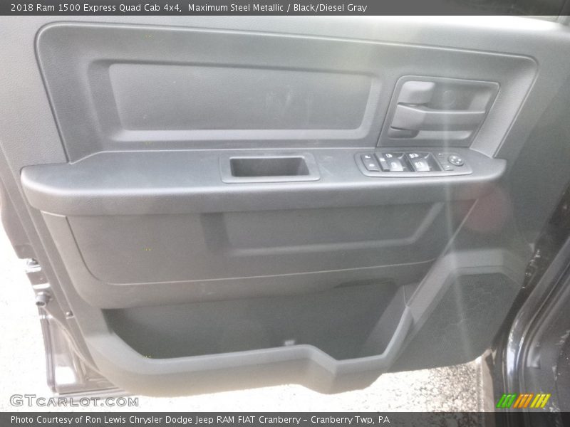 Maximum Steel Metallic / Black/Diesel Gray 2018 Ram 1500 Express Quad Cab 4x4