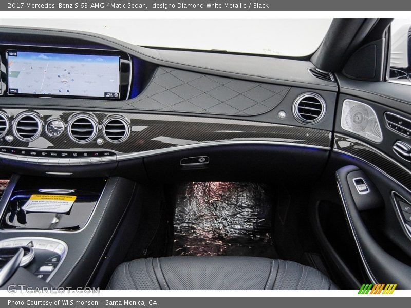 designo Diamond White Metallic / Black 2017 Mercedes-Benz S 63 AMG 4Matic Sedan