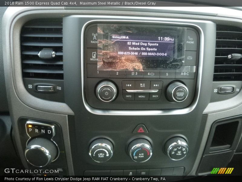 Maximum Steel Metallic / Black/Diesel Gray 2018 Ram 1500 Express Quad Cab 4x4
