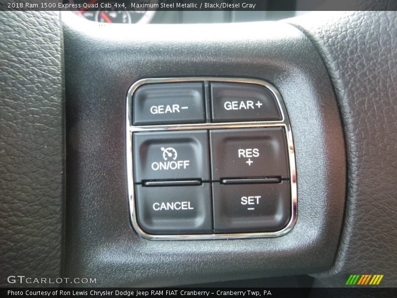 Maximum Steel Metallic / Black/Diesel Gray 2018 Ram 1500 Express Quad Cab 4x4