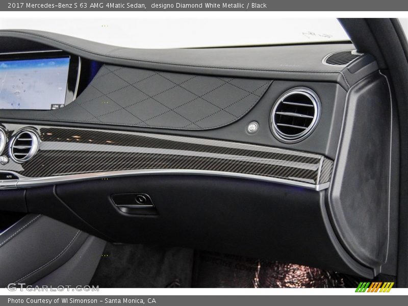 designo Diamond White Metallic / Black 2017 Mercedes-Benz S 63 AMG 4Matic Sedan