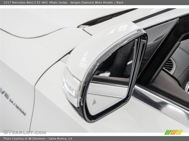 designo Diamond White Metallic / Black 2017 Mercedes-Benz S 63 AMG 4Matic Sedan