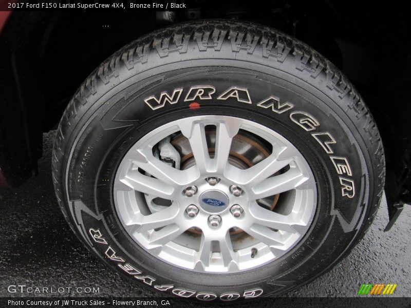 Bronze Fire / Black 2017 Ford F150 Lariat SuperCrew 4X4