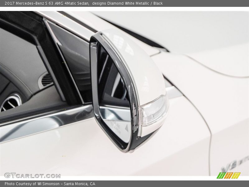 designo Diamond White Metallic / Black 2017 Mercedes-Benz S 63 AMG 4Matic Sedan