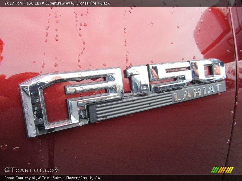 Bronze Fire / Black 2017 Ford F150 Lariat SuperCrew 4X4