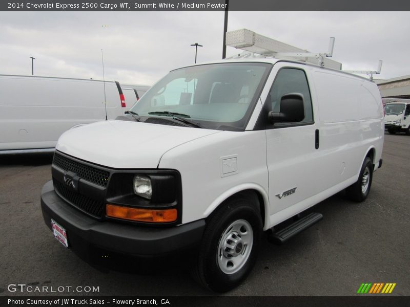 Summit White / Medium Pewter 2014 Chevrolet Express 2500 Cargo WT