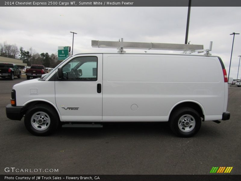 Summit White / Medium Pewter 2014 Chevrolet Express 2500 Cargo WT