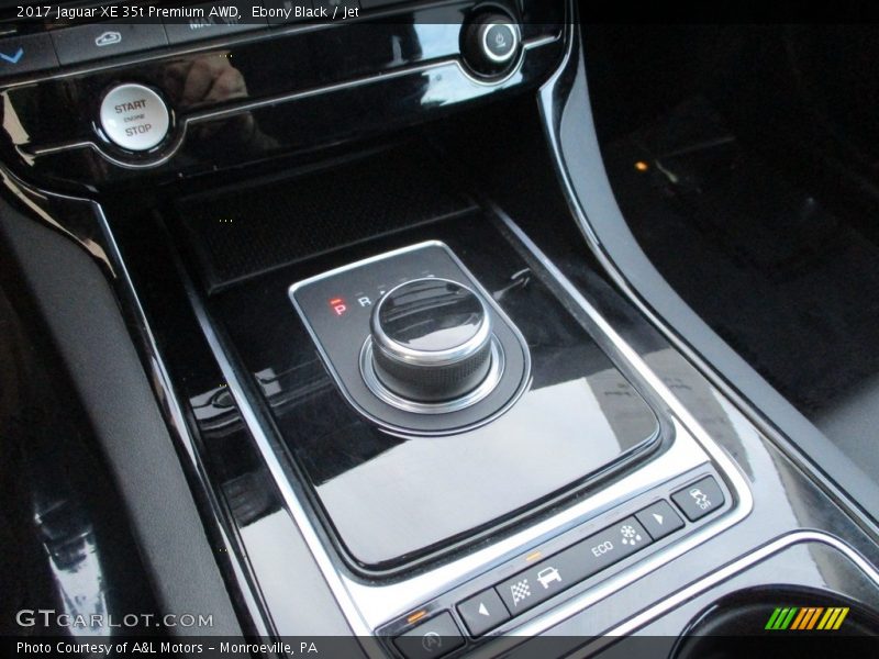 Ebony Black / Jet 2017 Jaguar XE 35t Premium AWD