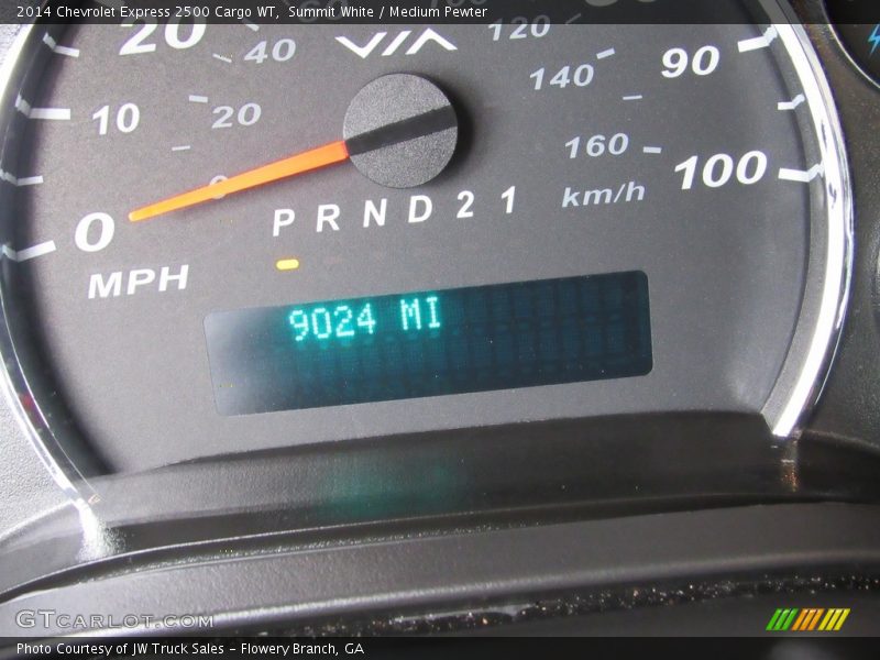Summit White / Medium Pewter 2014 Chevrolet Express 2500 Cargo WT