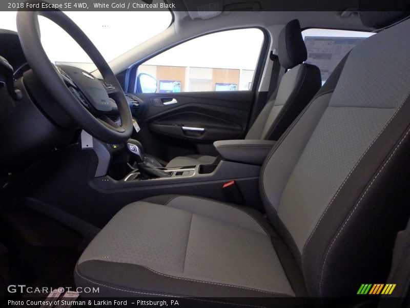 White Gold / Charcoal Black 2018 Ford Escape SE 4WD