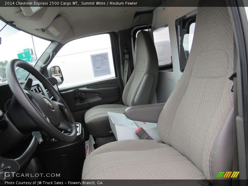 Summit White / Medium Pewter 2014 Chevrolet Express 2500 Cargo WT