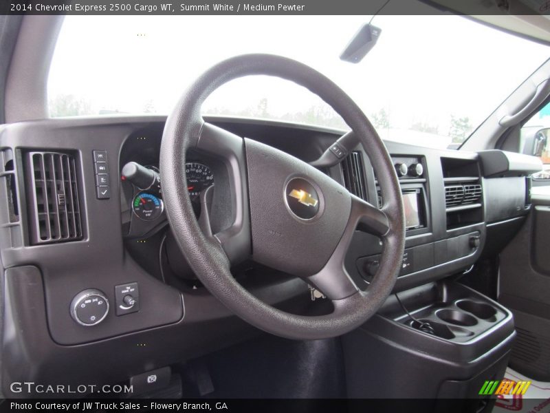 Summit White / Medium Pewter 2014 Chevrolet Express 2500 Cargo WT