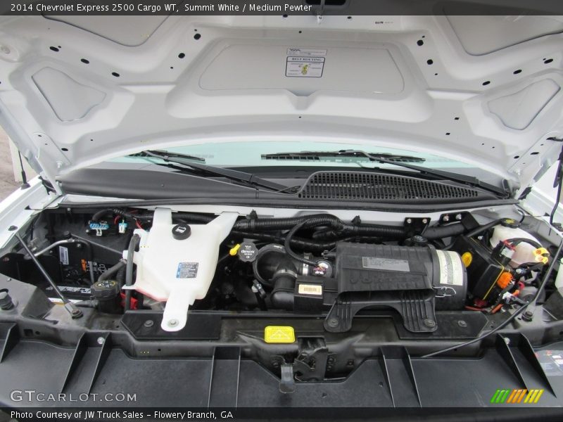 Summit White / Medium Pewter 2014 Chevrolet Express 2500 Cargo WT