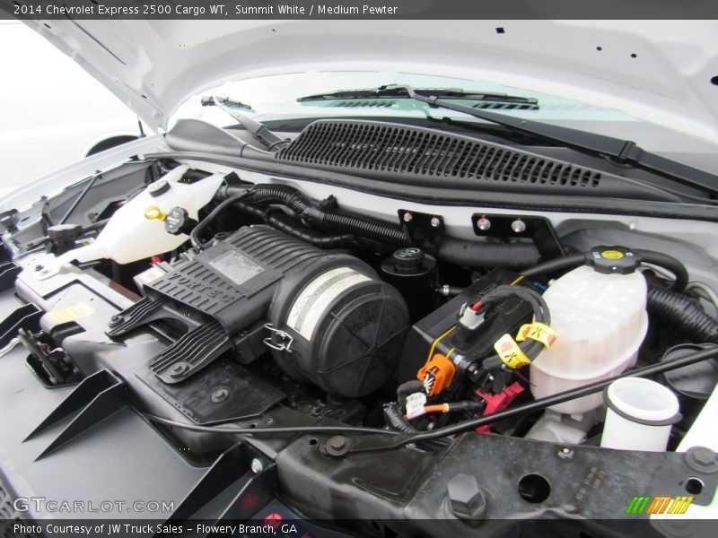 Summit White / Medium Pewter 2014 Chevrolet Express 2500 Cargo WT