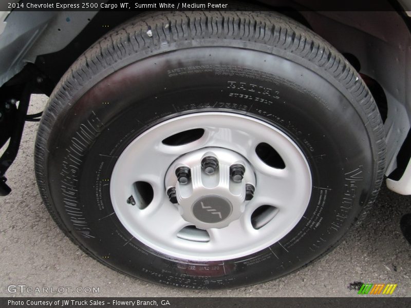 Summit White / Medium Pewter 2014 Chevrolet Express 2500 Cargo WT