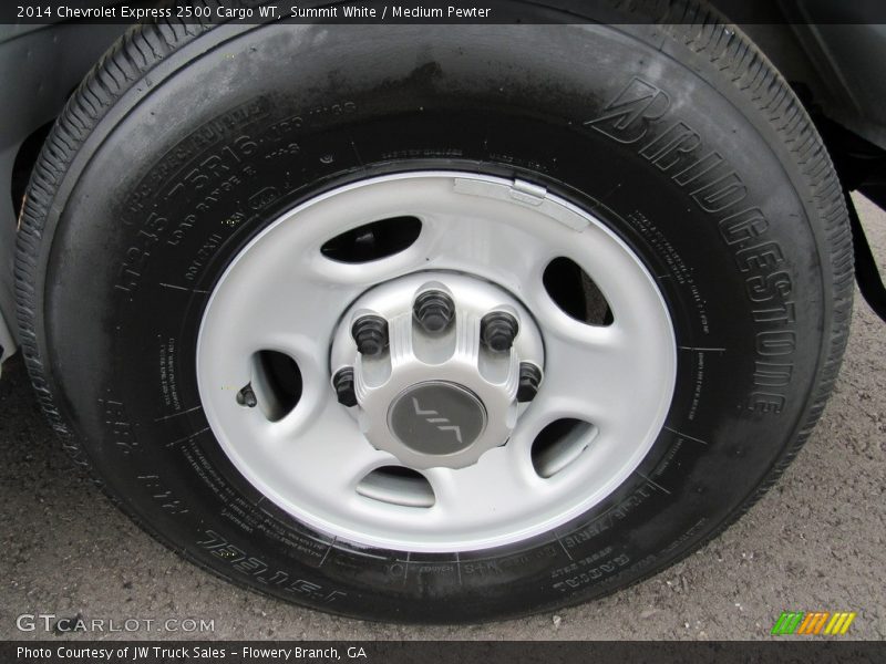 Summit White / Medium Pewter 2014 Chevrolet Express 2500 Cargo WT