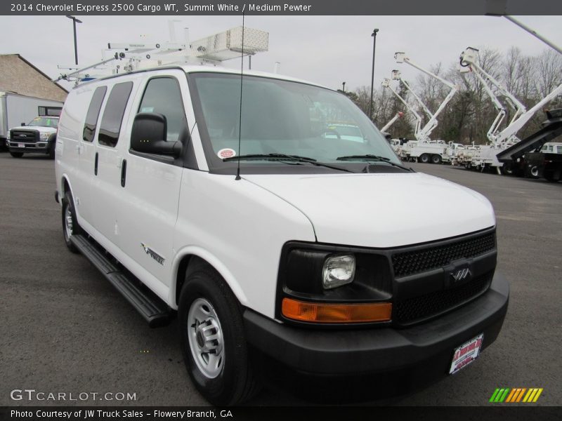 Summit White / Medium Pewter 2014 Chevrolet Express 2500 Cargo WT