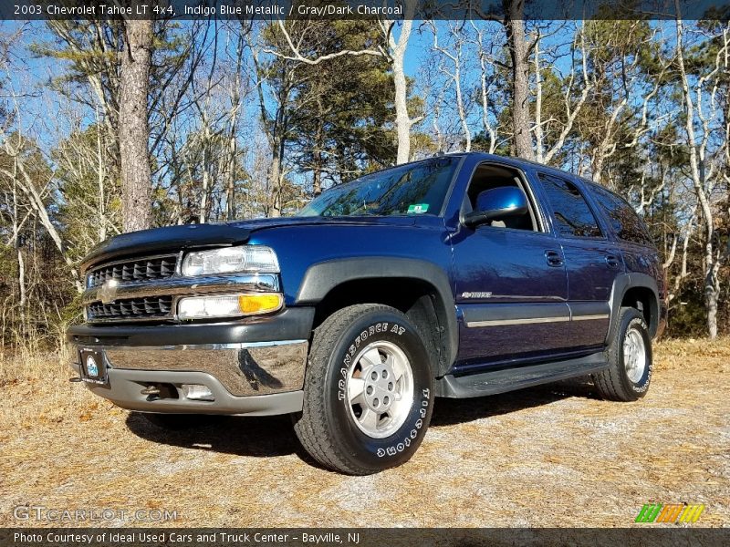 Indigo Blue Metallic / Gray/Dark Charcoal 2003 Chevrolet Tahoe LT 4x4