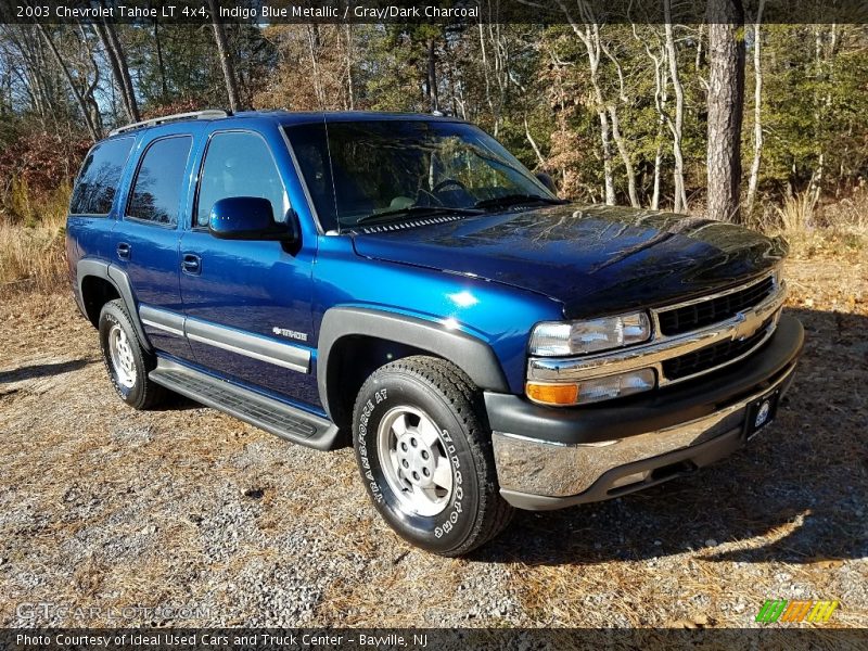 Indigo Blue Metallic / Gray/Dark Charcoal 2003 Chevrolet Tahoe LT 4x4