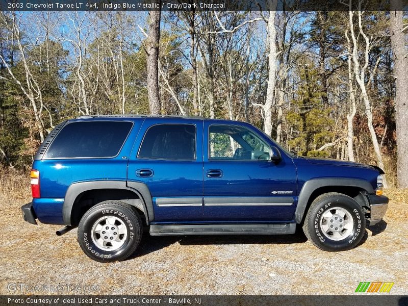 Indigo Blue Metallic / Gray/Dark Charcoal 2003 Chevrolet Tahoe LT 4x4