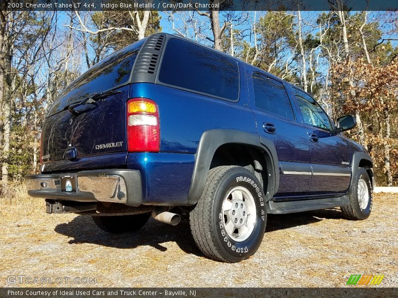 Indigo Blue Metallic / Gray/Dark Charcoal 2003 Chevrolet Tahoe LT 4x4