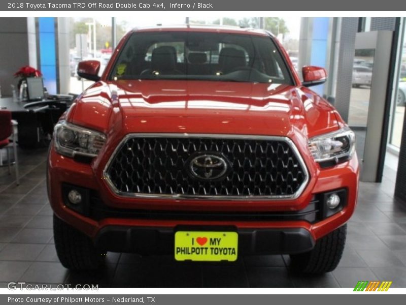 Inferno / Black 2018 Toyota Tacoma TRD Off Road Double Cab 4x4