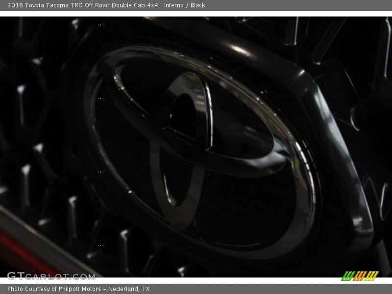 Inferno / Black 2018 Toyota Tacoma TRD Off Road Double Cab 4x4