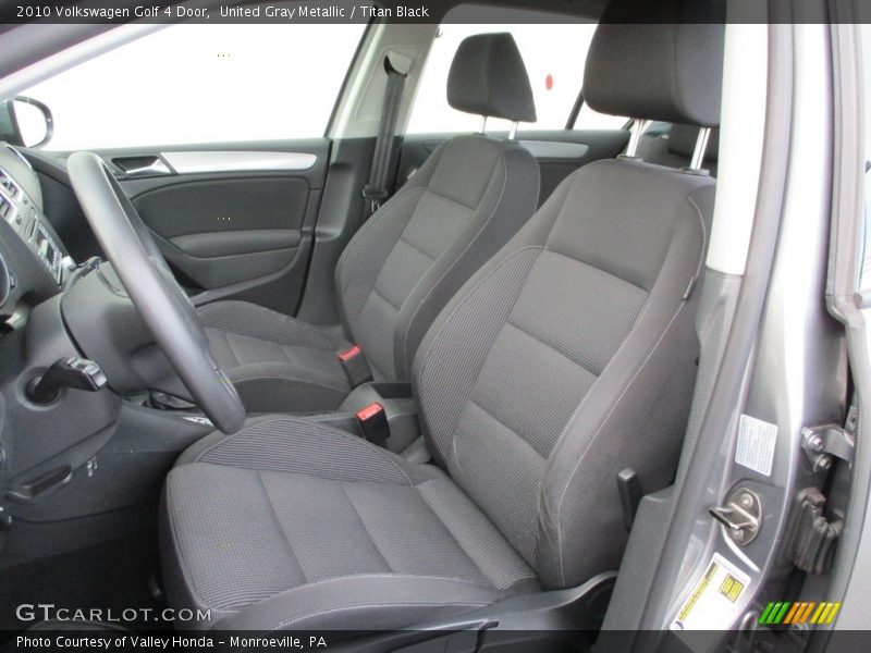 United Gray Metallic / Titan Black 2010 Volkswagen Golf 4 Door