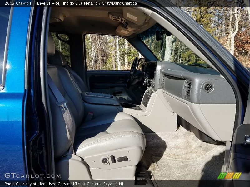 Indigo Blue Metallic / Gray/Dark Charcoal 2003 Chevrolet Tahoe LT 4x4