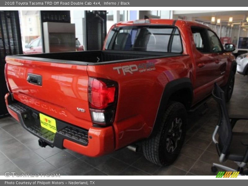 Inferno / Black 2018 Toyota Tacoma TRD Off Road Double Cab 4x4
