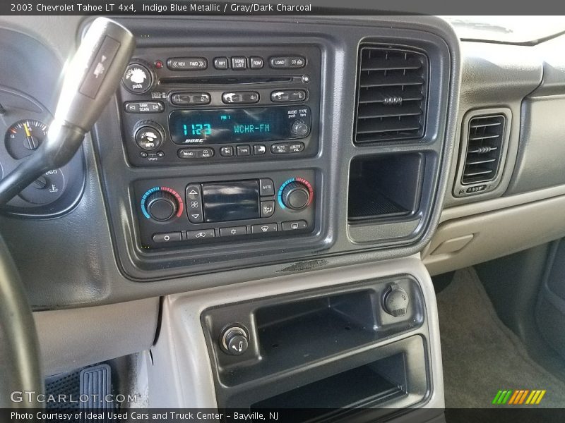 Indigo Blue Metallic / Gray/Dark Charcoal 2003 Chevrolet Tahoe LT 4x4