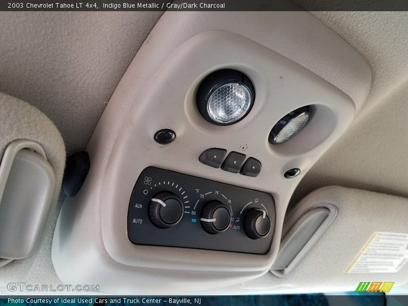 Indigo Blue Metallic / Gray/Dark Charcoal 2003 Chevrolet Tahoe LT 4x4
