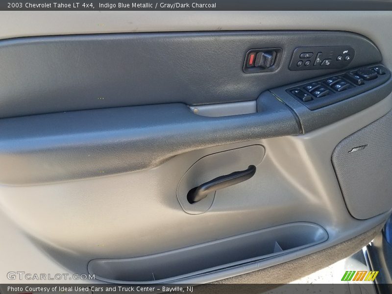 Indigo Blue Metallic / Gray/Dark Charcoal 2003 Chevrolet Tahoe LT 4x4